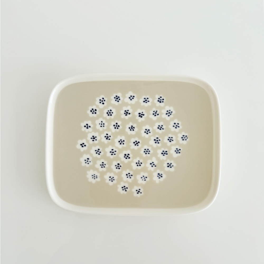 Marimekko Japan Exclusive Puketti Rectangular Oiva Plate